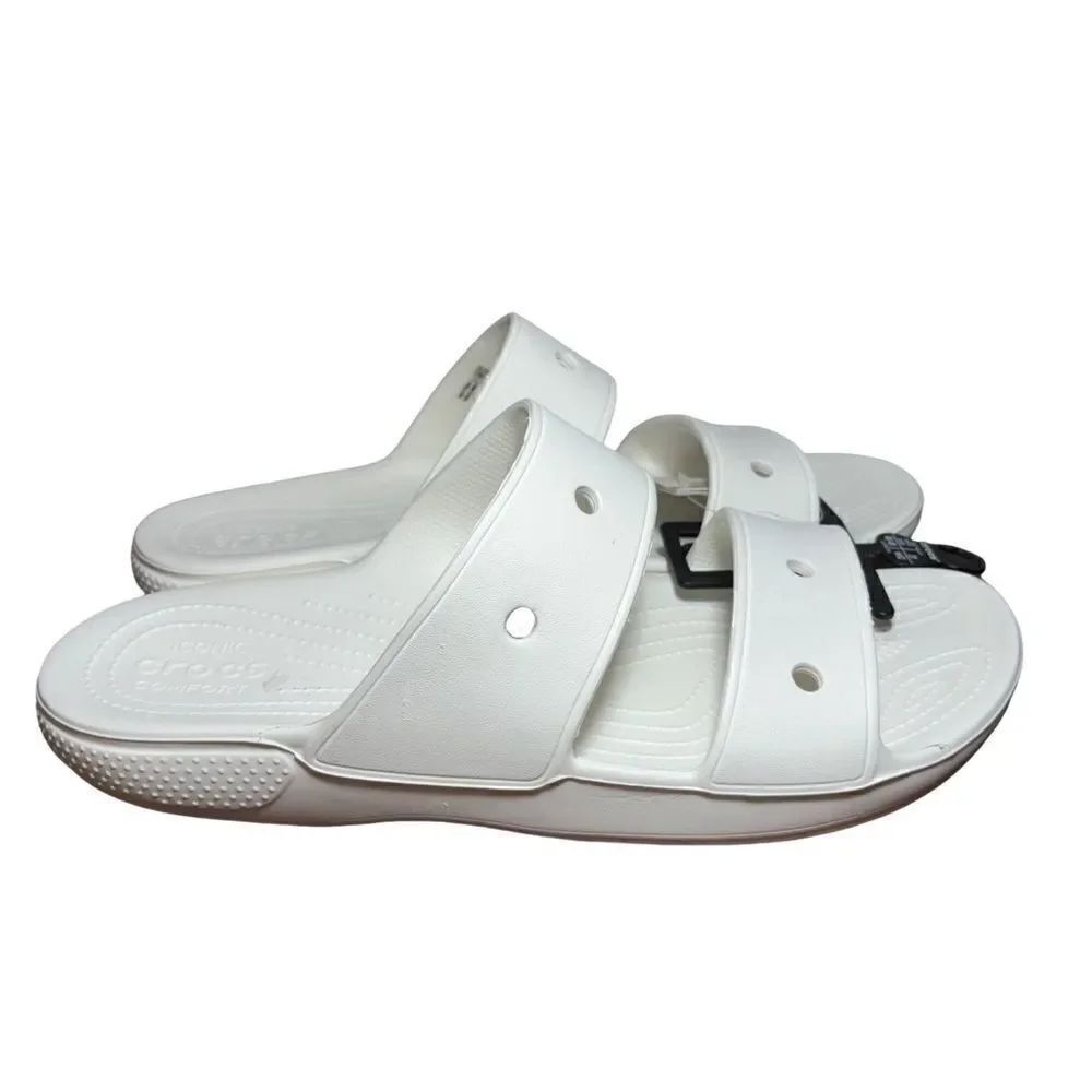 Men’s slip on crocs size 13 white
